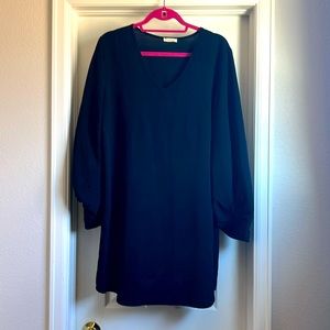 Jodifl black dress with blouson sleeves